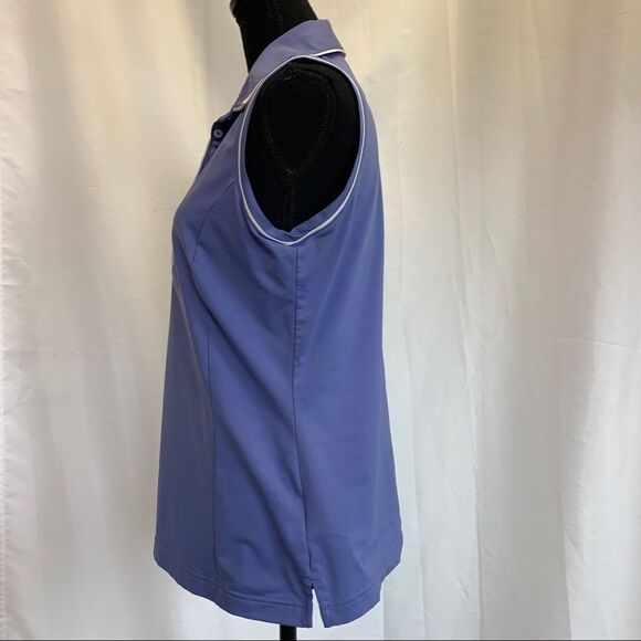Adidas golf Climacool sleeveless purple tank top Sz M - Picture 2 of 7